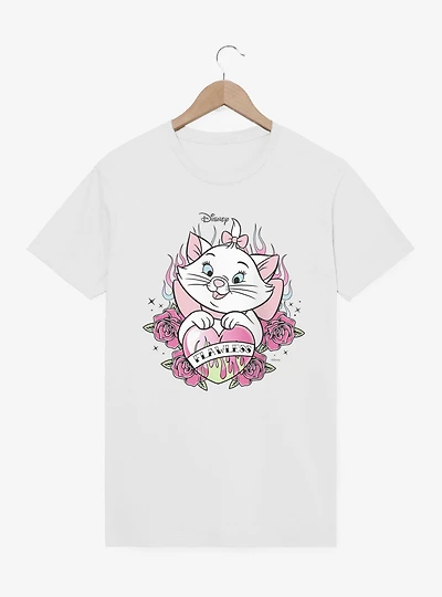 Disney Aristocats Marie Flawless Heart Flames T-Shirt