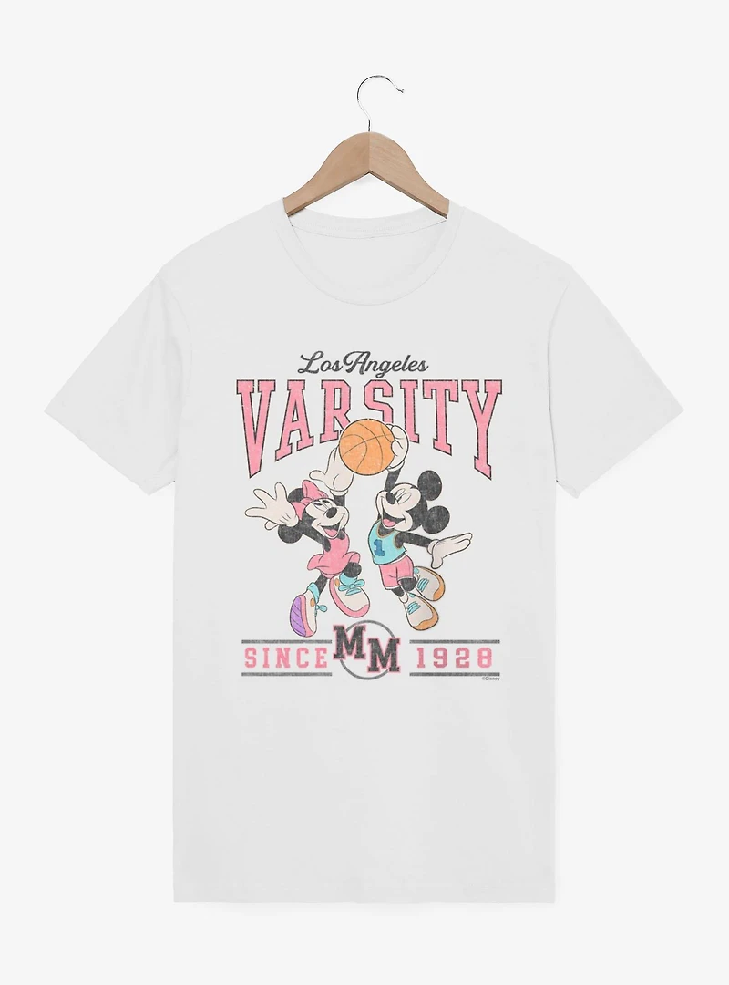 Disney Mickey And Friends Los Angeles Varsity Basketball T-Shirt