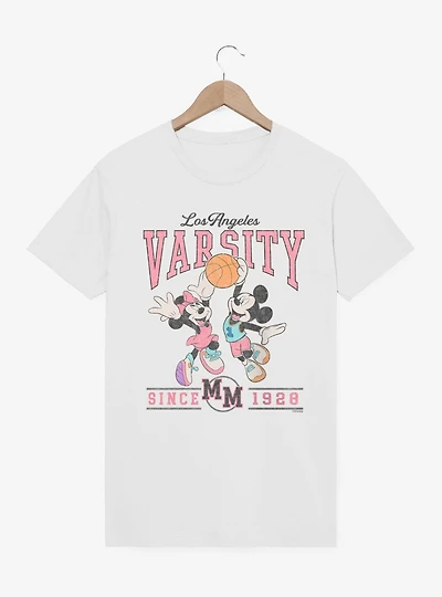 Disney Mickey And Friends Los Angeles Varsity Basketball T-Shirt