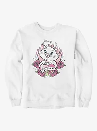 Disney Aristocats Marie Flawless Heart Flames Sweatshirt