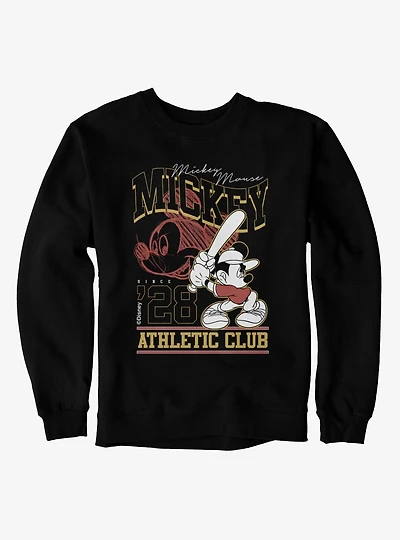 Disney Mickey Mouse Baseball Athletic Club Sweatshirt