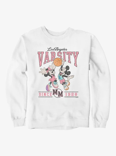 Disney Mickey And Friends Los Angeles Varsity Basketball Sweatshirt