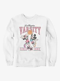 Disney Mickey And Friends Los Angeles Varsity Basketball Sweatshirt