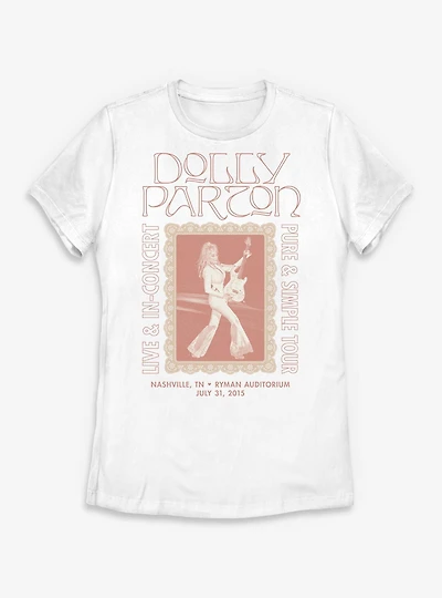 Dolly Parton Pure & Simple Tour Womens T-Shirt