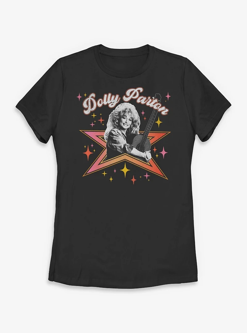 Dolly Parton Stars Womens T-Shirt