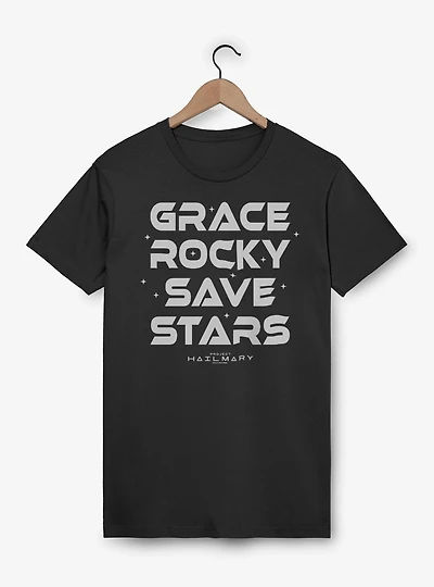 Project Hail Mary Grace Rocky Save Stars T-Shirt