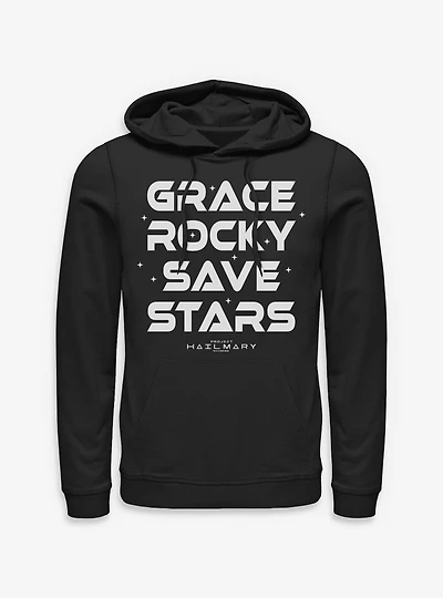 Project Hail Mary Grace Rocky Save Stars Hoodie