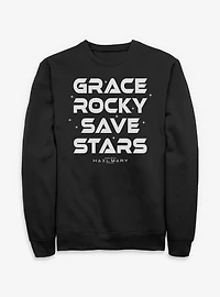 Project Hail Mary Grace Rocky Save Stars Sweatshirt