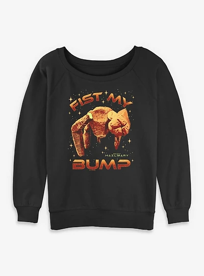 Project Hail Mary Bump Fister Womens Slouchy Sweatshirt