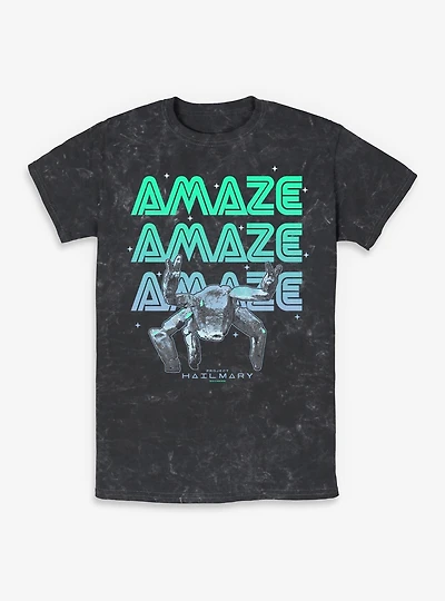 Project Hail Mary Amazing Rocky Mineral Wash T-Shirt