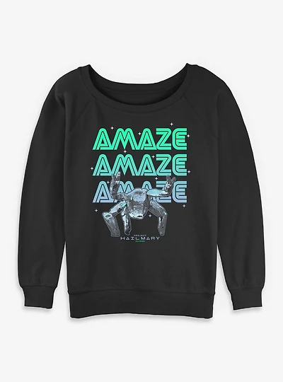 Project Hail Mary Amazing Rocky Womens Slouchy Sweatshirt