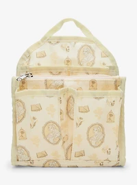 Disney Beauty and The Beast Belle Icons Allover Print Mini Backpack Organizer - BoxLunch Exclusive