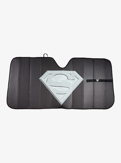 DC Comics Superman Silver Logo Sunshade