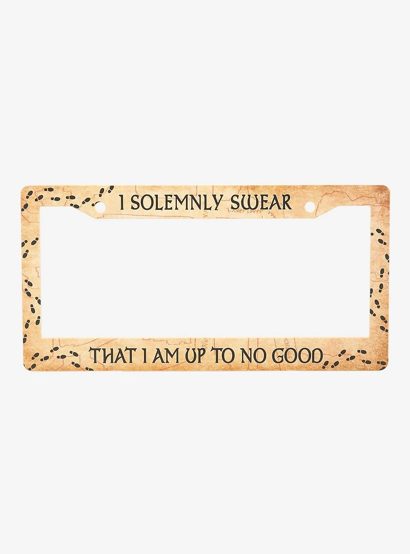 Harry Potter Marauder's Map License Plate Frame - BoxLunch Exclusive