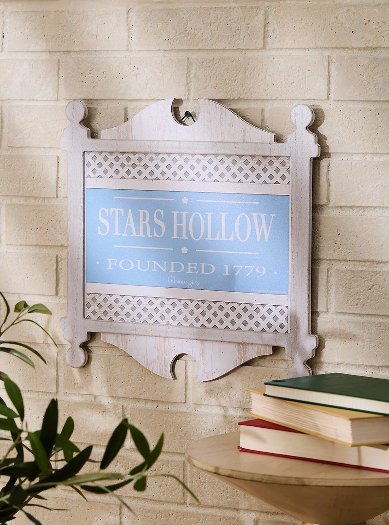 Gilmore Girls Stars Hollow Founding Sign Wall Art — BoxLunch Exclusive