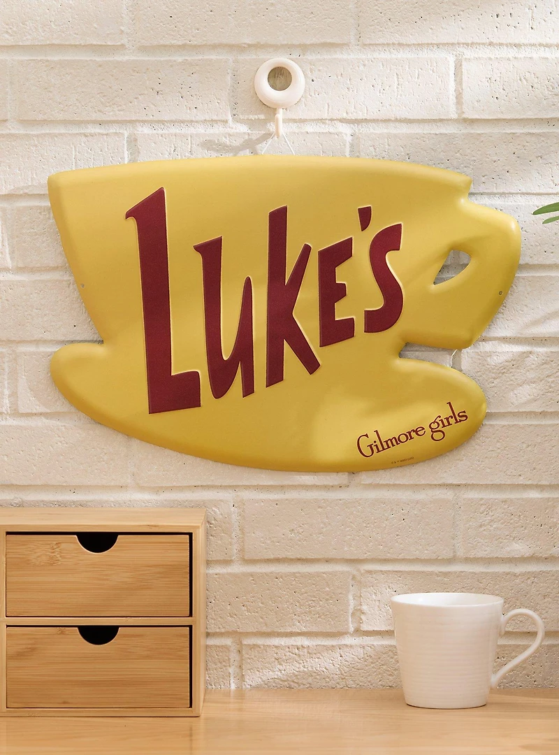 Gilmore Girls Luke's Diner Logo Metal Wall Sign - BoxLunch Exclusive