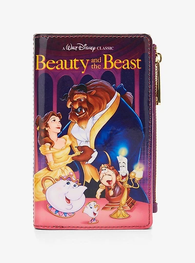 Loungefly Disney Beauty and the Beast VHS Tape Figural Wallet - BoxLunch Exclusive