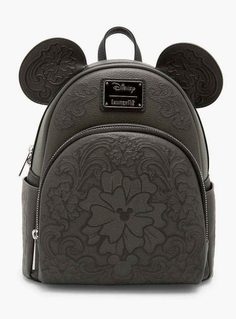 Loungefly Disney Mickey Mouse 3D Ears Tooled Mini Backpack - BoxLunch Exclusive