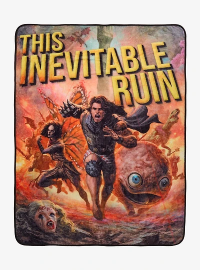 Dungeon Crawler Carl This Inevitable Ruin Book Cover Throw