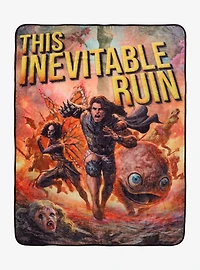 Dungeon Crawler Carl This Inevitable Ruin Book Cover Throw