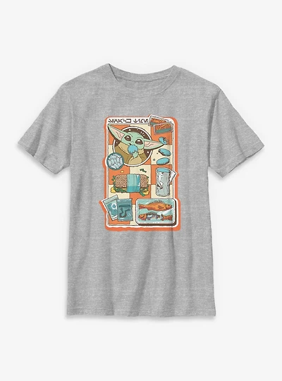 Star Wars: The Mandalorian And Grogu Snack Time Youth T-Shirt