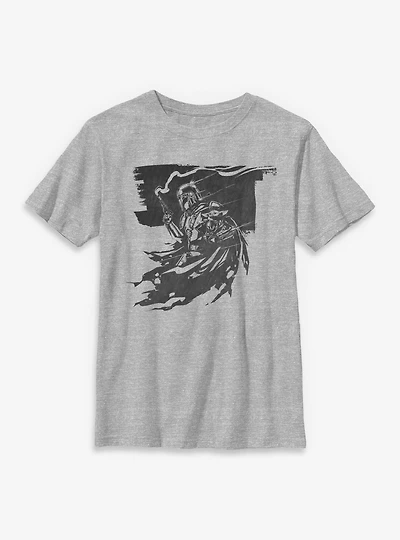 Star Wars: The Mandalorian And Grogu On Way To Adventure Youth T-Shirt