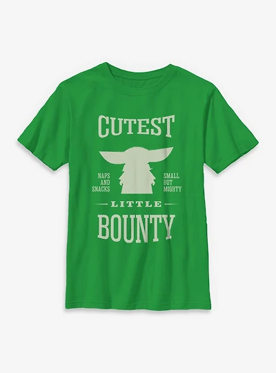 Star Wars: The Mandalorian And Grogu Cutest Little Bounty Silhouette Youth T-Shirt