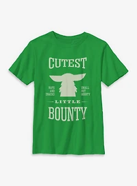 Star Wars: The Mandalorian And Grogu Cutest Little Bounty Silhouette Youth T-Shirt