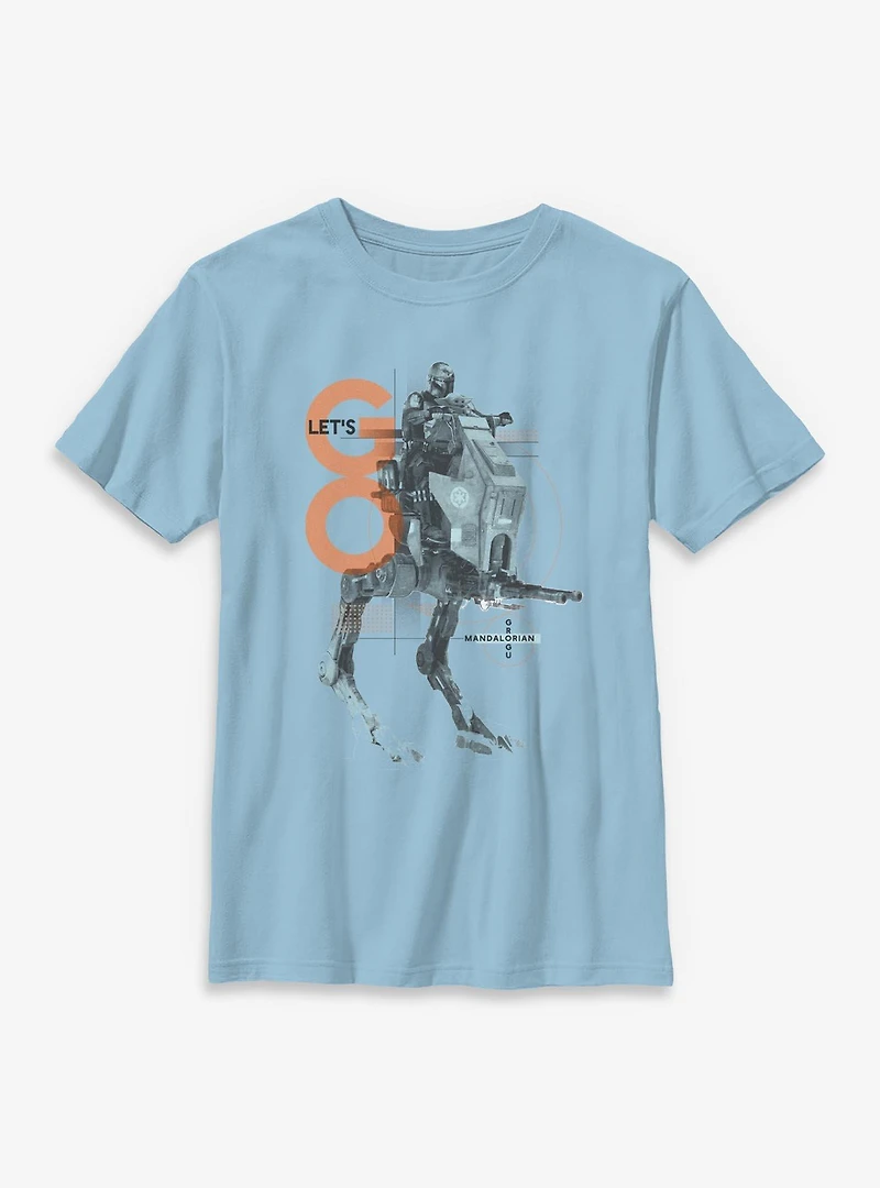 Star Wars: The Mandalorian And Grogu Let's Go & Youth T-Shirt
