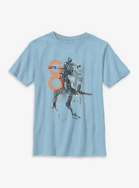 Star Wars: The Mandalorian And Grogu Let's Go & Youth T-Shirt
