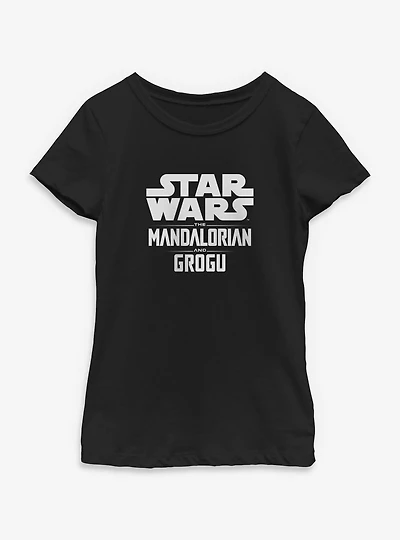 Star Wars: The Mandalorian And Grogu Movie Logo Youth Girls T-Shirt