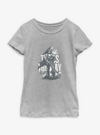 Star Wars: The Mandalorian And Grogu This Is Way Sketch Youth Girls T-Shirt