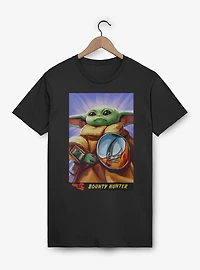 Star Wars: The Mandalorian And Grogu Bounty Hunter Card Style T-Shirt
