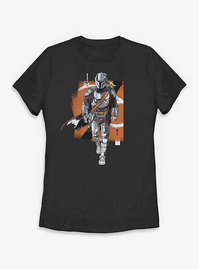 Star Wars: The Mandalorian And Grogu & Advancing Womens T-Shirt