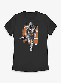Star Wars: The Mandalorian And Grogu & Advancing Womens T-Shirt