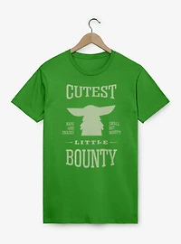 Star Wars: The Mandalorian And Grogu Cutest Little Bounty Silhouette T-Shirt