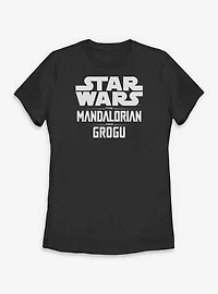 Star Wars: The Mandalorian And Grogu Movie Logo Womens T-Shirt