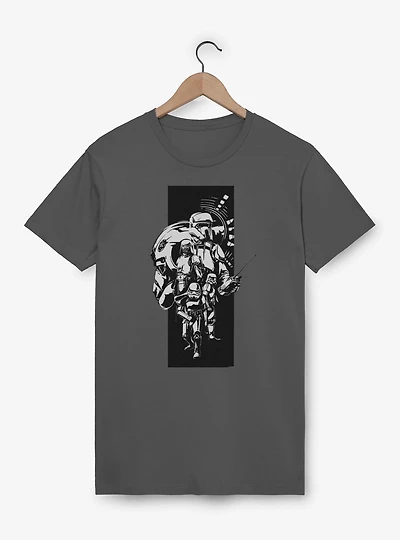 Star Wars: The Mandalorian And Grogu Imperial Army Profile Collage T-Shirt