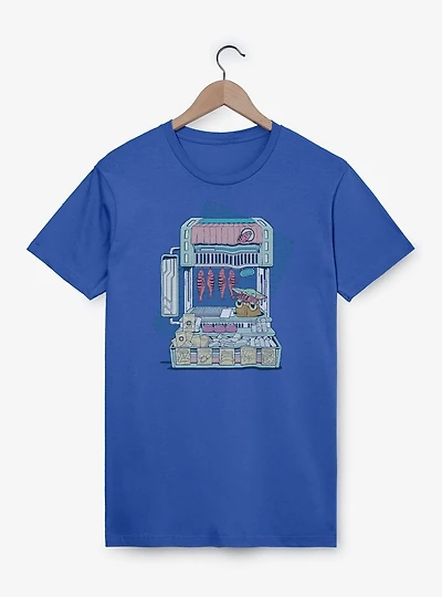 Star Wars: The Mandalorian And Grogu At Food Market T-Shirt