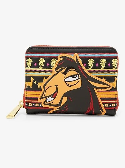 Loungefly Disney The Emperor's New Groove Kuzco Patterned Wallet - BoxLunch Exclusive