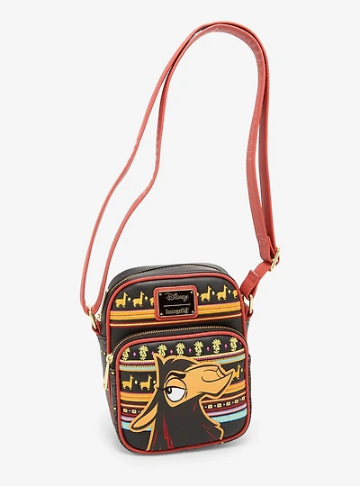 Loungefly Disney The Emperor's New Groove Kuzco Patterned Crossbody Bag - BoxLunch Exclusive