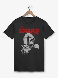 Star Wars: The Mandalorian And Grogu & Duo Hunters T-Shirt Box Lunch Exclusive
