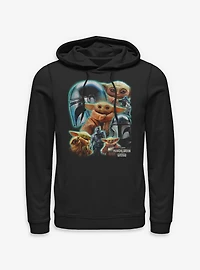 Star Wars: The Mandalorian And Grogu & Cosmic Collage  Hoodie Box Lunch Exclusive