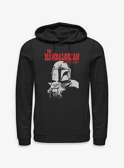 Star Wars: The Mandalorian And Grogu & Duo Hunters Hoodie Box Lunch Exclusive