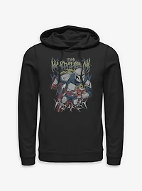 Star Wars: The Mandalorian And Grogu & Duo Hunters Metal Font Style Hoodie Box Lunch Exclusive