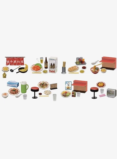 Re-ment Chinese Restaurant Blind Box Figure Set