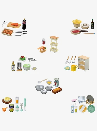 Re-ment Kitchen Tools Blind Box Figure Set