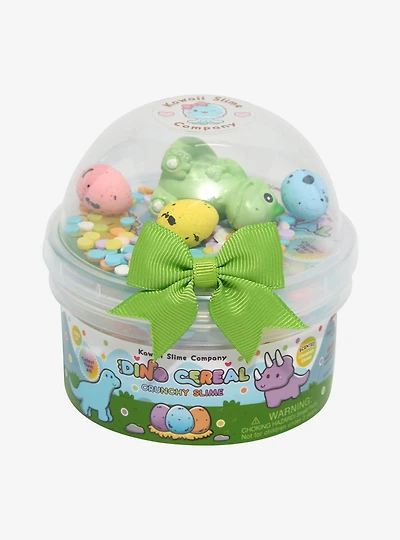 Kawaii Slime Company Dino Cereal Cinnamon Cereal Scented Crunchy Slime
