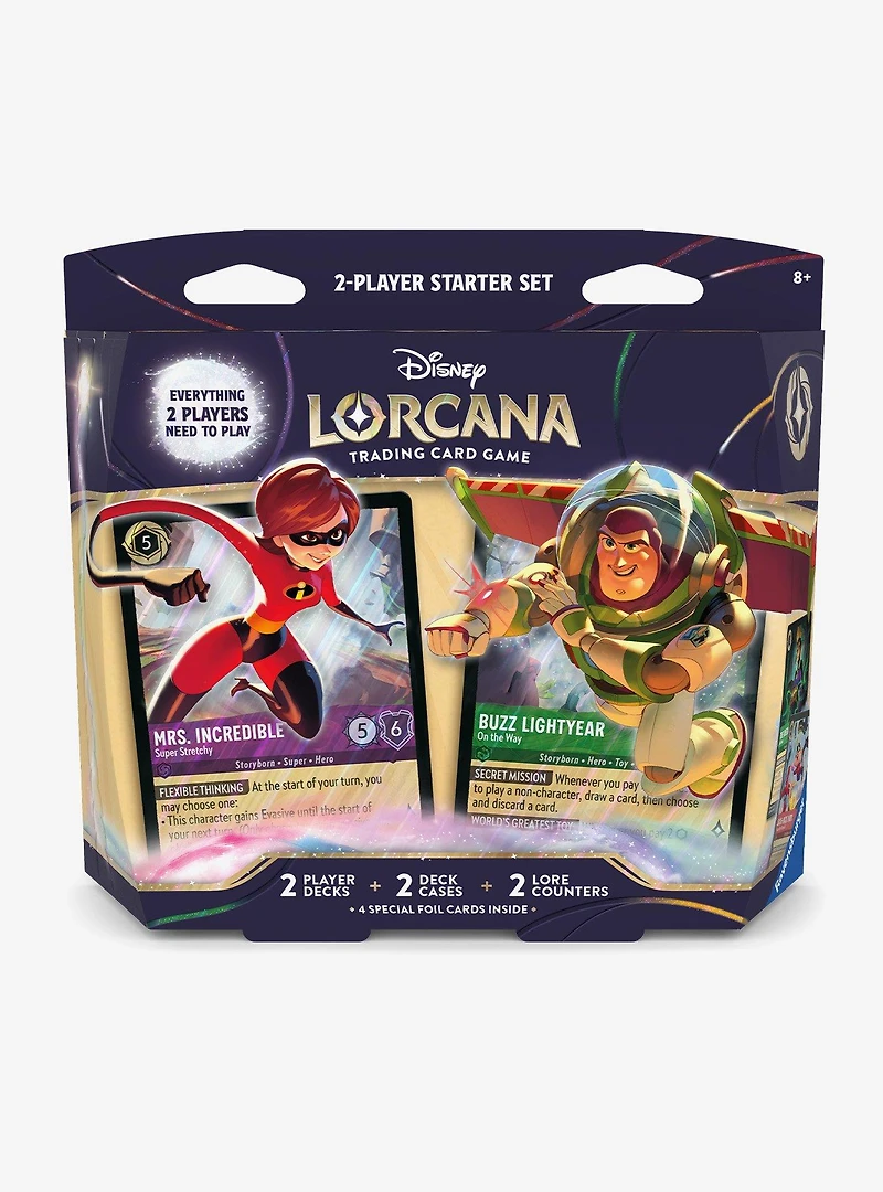 Disney Lorcana Trading Card Game: Wilds Unknown 2 Player Starter Set