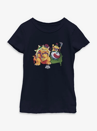 The Super Mario Galaxy Movie Bowser And Jr. Youth Girls T-Shirt